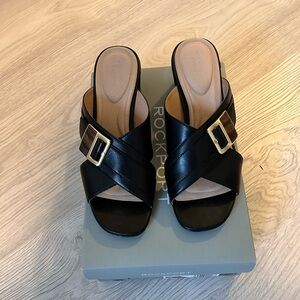 Rockport TM Alaina B Slide. Black Size 9